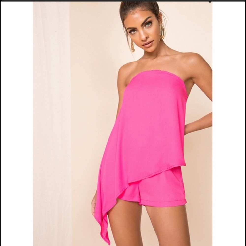 Cute strapless superdown romper from revolve